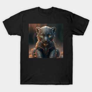 Cute baby black panther T-Shirt